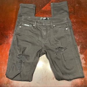 Hollister Stacked Skinny Black Jeans